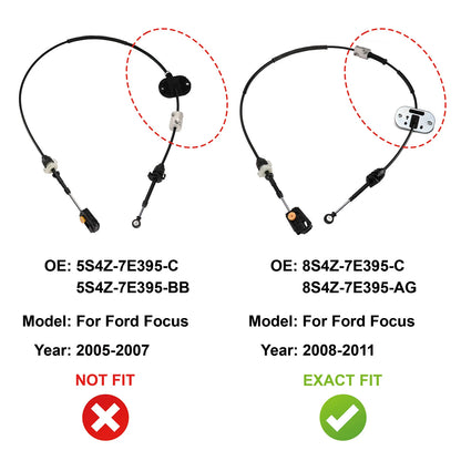 Gear Shift Cable For Ford Focus MK2 2008-2011 8S4Z-7E395-AG Automatic Trans