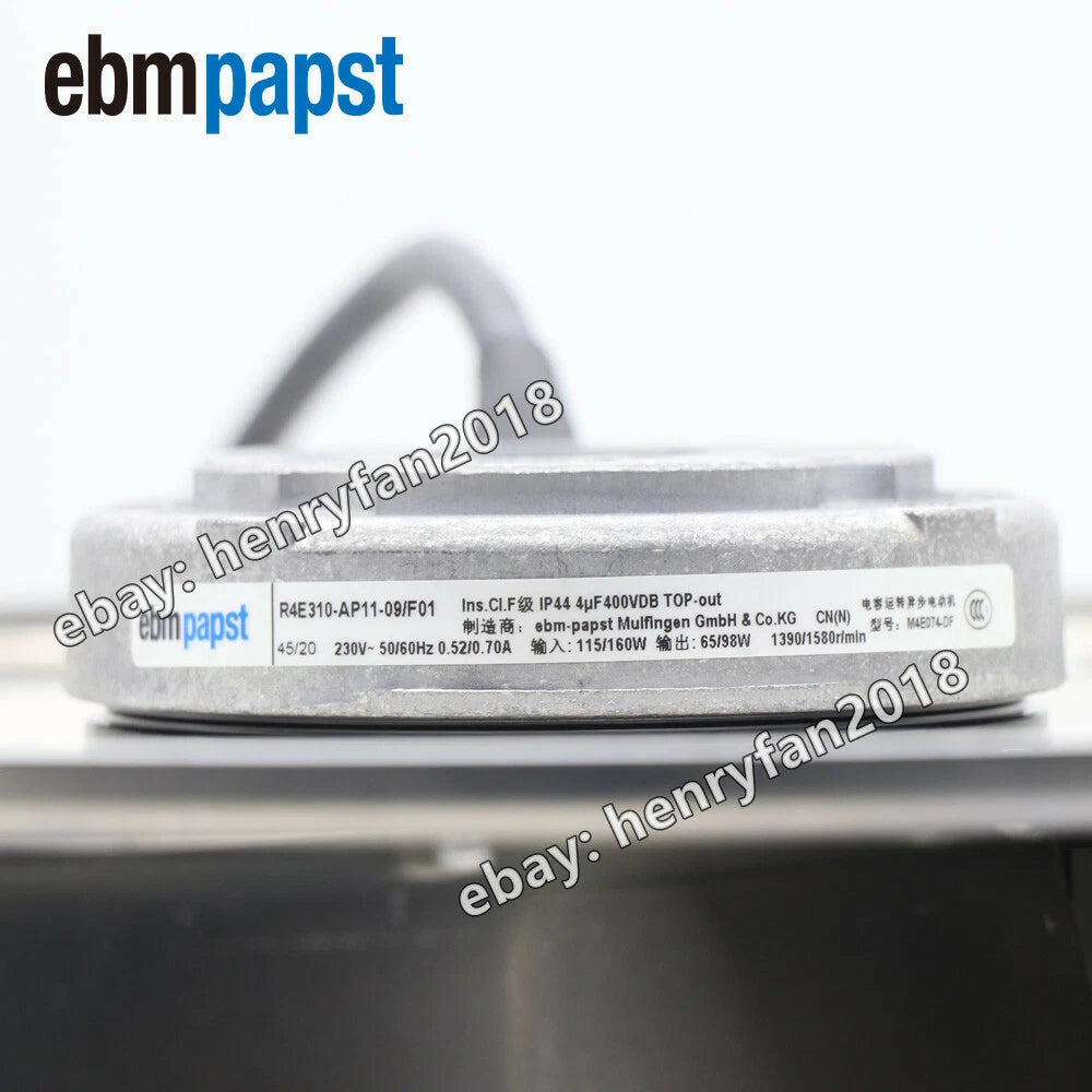 Ebmpapst R4E310-AP11-09/F01 Centrifugal Fan 230VAC 0.52/0.7A FFU Cooling Fan