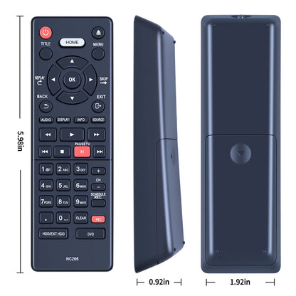 NC266 NC266UH For Magnavox HD DVR DVD Recorder Remote Control MDR865H/F7 MDR867H