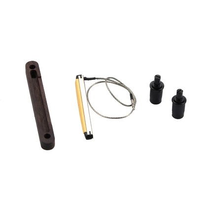 Replacement Bridge with Pickup for 6 String Acoustic Bass Saddle Transducer