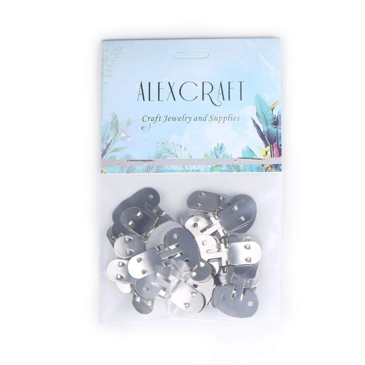 Wholesale Large Stainless Steel Flat Blank Shoe Clips for DIY