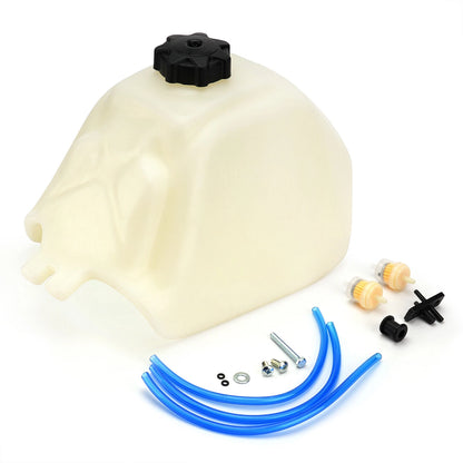 Fuel Tank Gas Tank for 1985-1986 Honda TRX125 Fourtrax 125 Plastic White