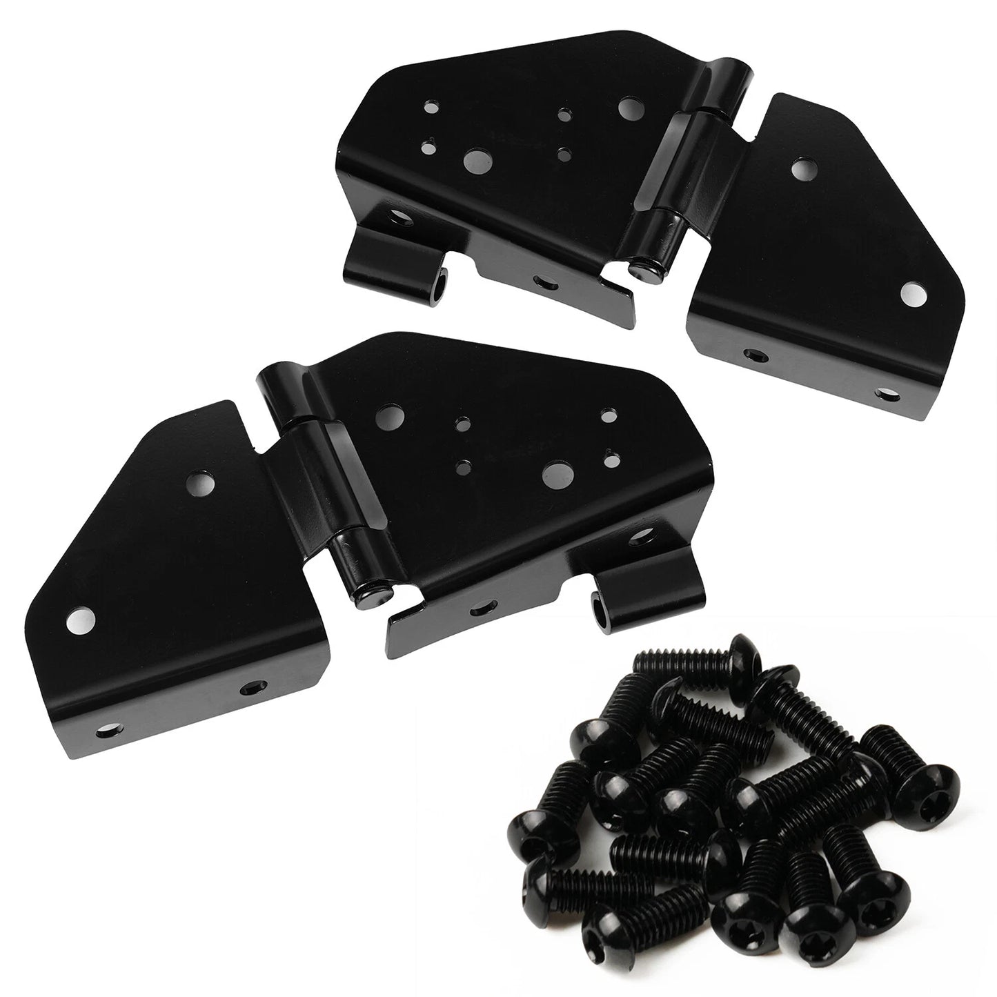 Windshield Hinges Set 76-95 For Jeep Wrangler CJ5 CJ7 Pair