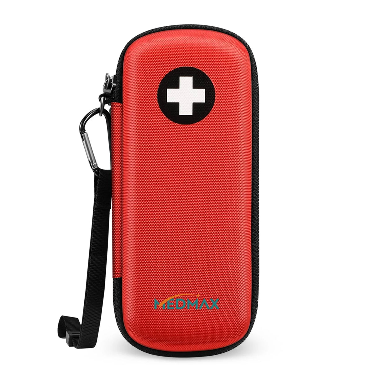 MEDMAX Epipen Medical Carrying Case, Hard Shell 7.8 x 3.3 x 2.6 inches, Red