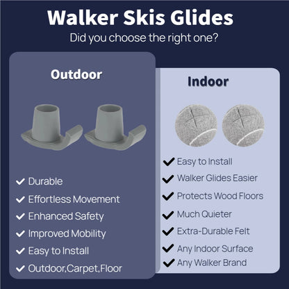 Tennis Balls for Walkers Pre Cut, Walker Skis Glides Folding Grey-4 Pack