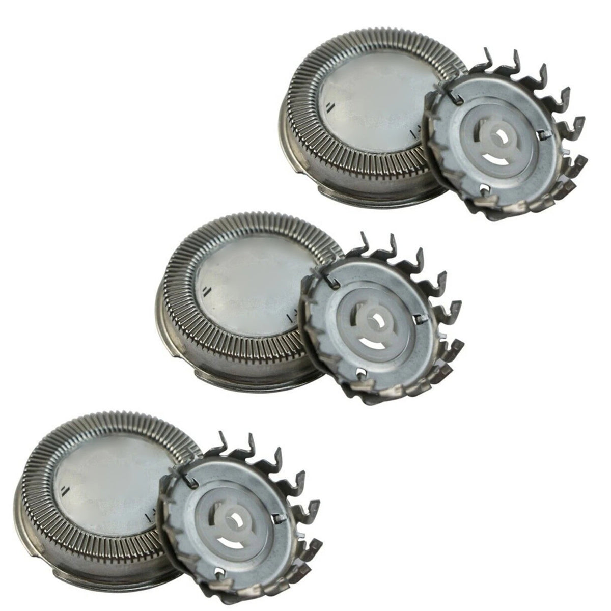 3*Shaving Heads Blades  Heads Parts For Philips Norelco HQ4 HQ56 HQ55 YQ6008