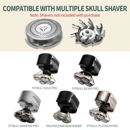 Shaver Replacement Blades for Skull Pitbull 8 blades
