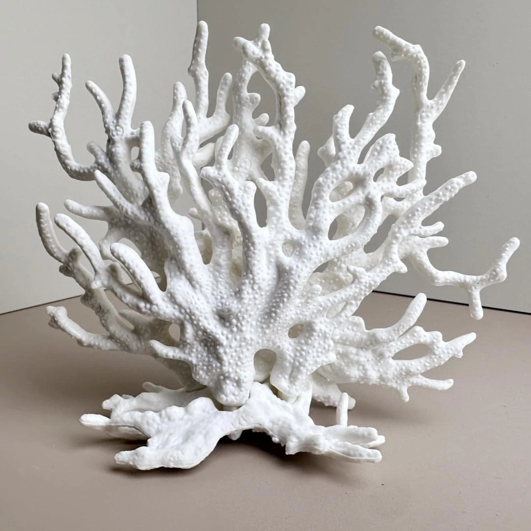 SwandTanpand Fish Tank Decorations,Aquarium Corals Decoration, Medium, White