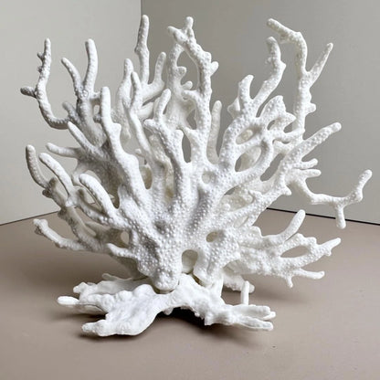 SwandTanpand Fish Tank Decorations,Aquarium Corals Decoration, Medium, White
