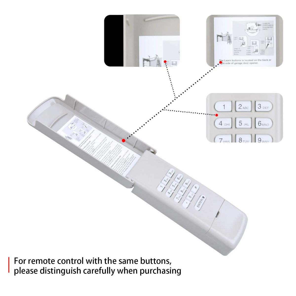 For Chamberlain liftMaster Garage Door Opener Wireless Keypad 877MAX G940EV-P2