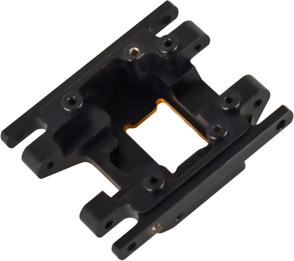 Skid Plate for 1/18 RC Crawler TRX4M Upgrade Parts, CNC Black&orange