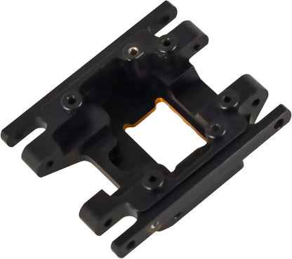 Skid Plate for 1/18 RC Crawler TRX4M Upgrade Parts, CNC Black&orange