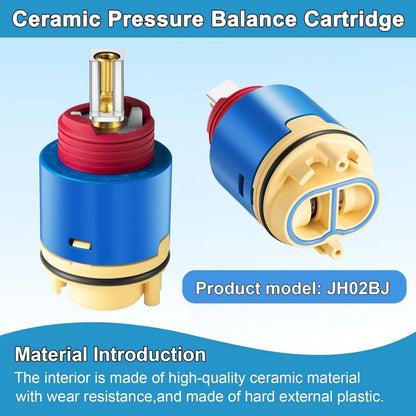 1PC JH02BJ Ceramic Pressure Balance Shower Cartridge Multi- Compatibility
