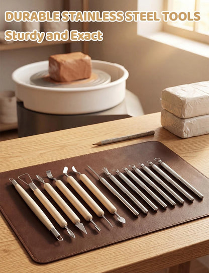 14Pcs Clay Sculpting Tools Kit, Ceramic Ball Stylus Dot Painting 14PCS