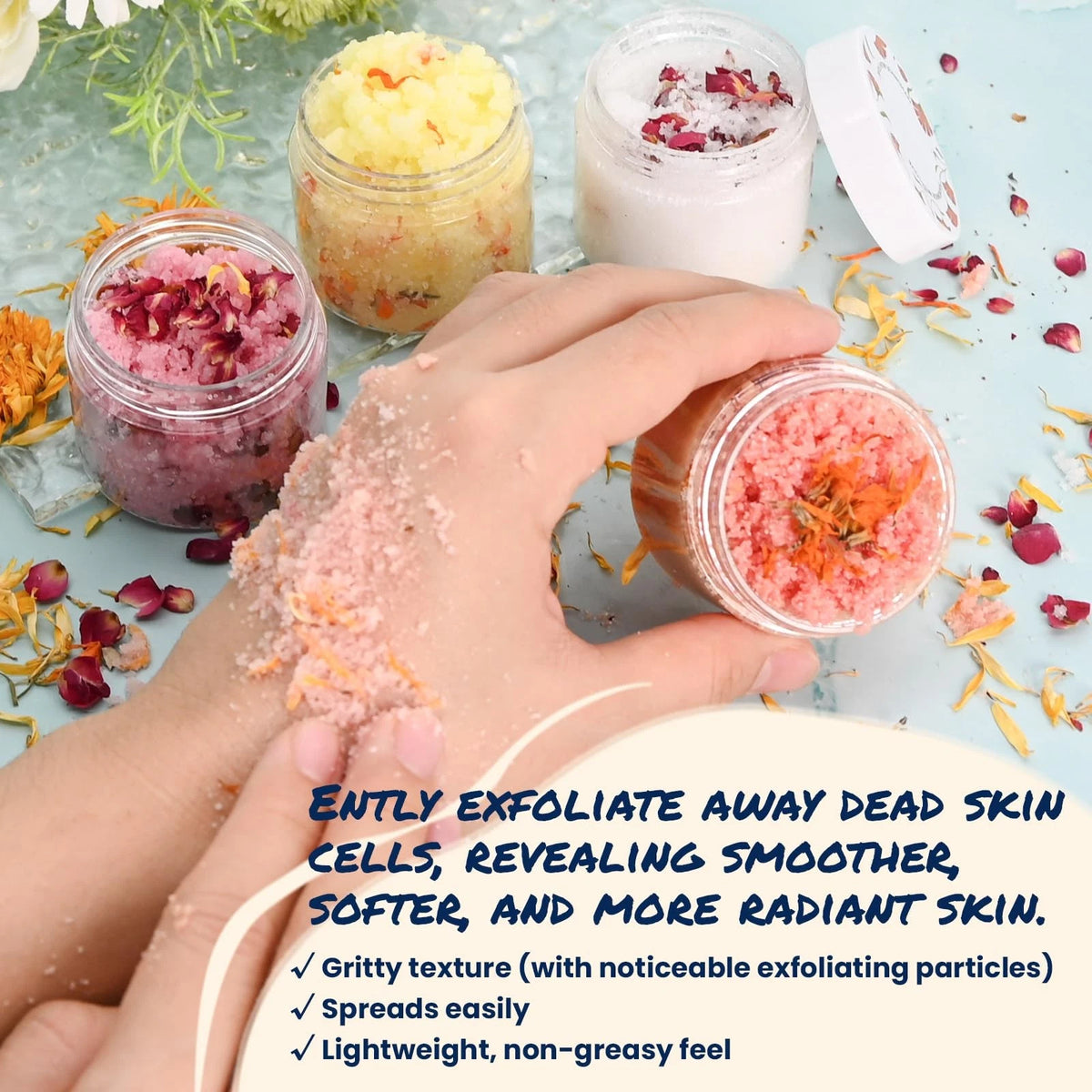 TSVATE Body Scrub Making Kit- Make Your Own Salt 1 Fl Oz (Pack of 1), Pink