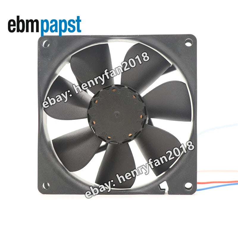 Ebmpapst 3418N Axial Fan DC 48V 51mA 2.4W 90*90*25MM 2-wire 82m3/h Cooling Fan