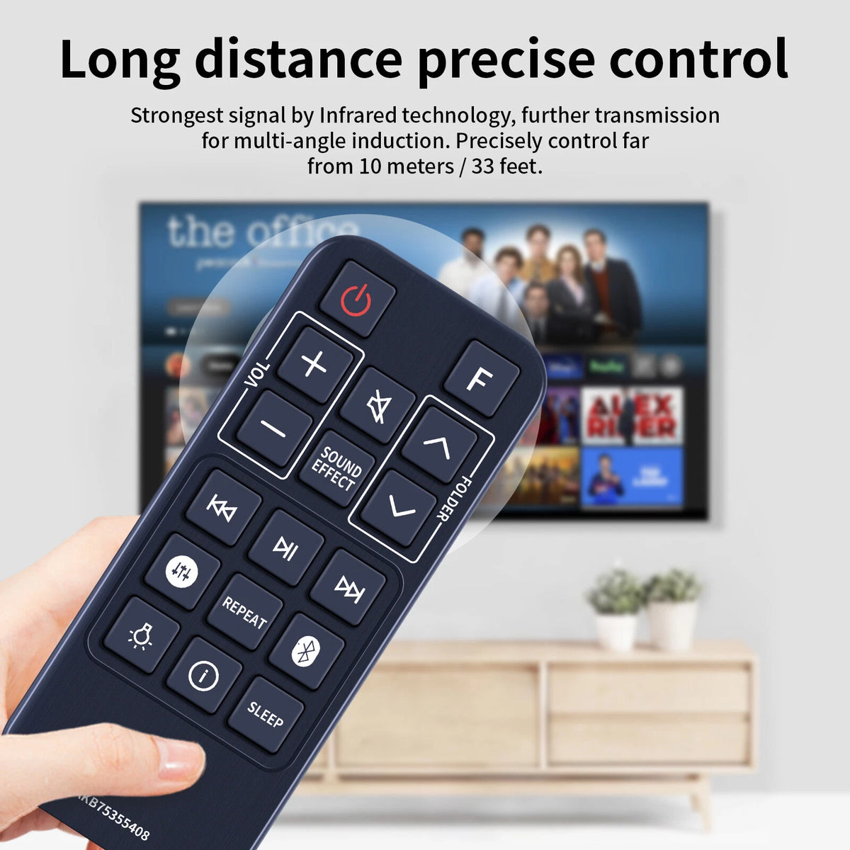 AKB75355408 Replacement Remote Control For LG Home Audio FJ5 Speaker System