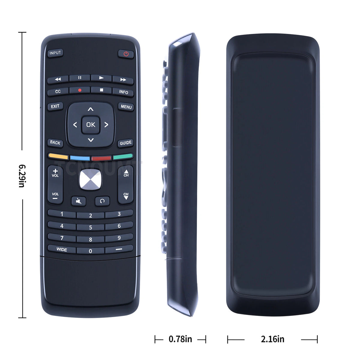 XRT100 Remote Control For Vizio TV E320VT E370VT E420VT E240AR E320AR E420AR