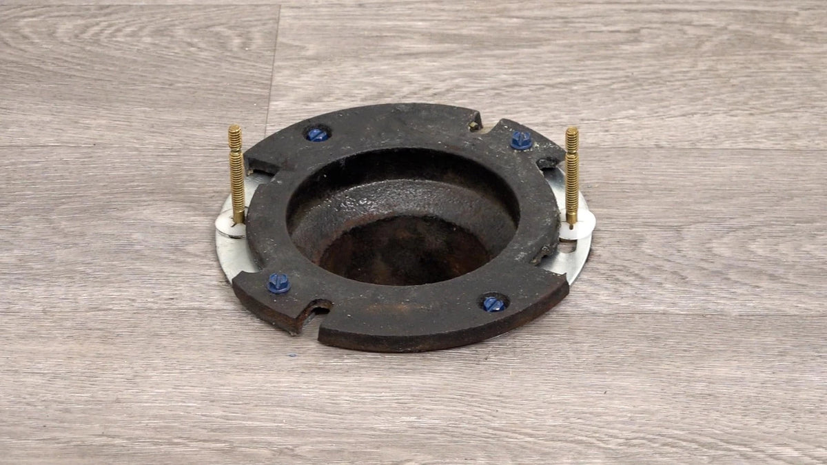 Fernco Fix-A-Flange Complete Toilet Flange Repair Kit, Universal Water Silver