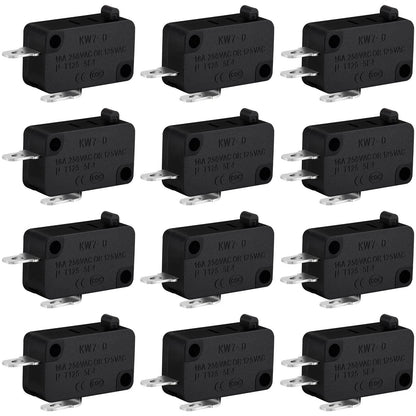 Weewooday 18 Pcs Microwave Door Switch Replacement Kit 16a 125/250v, as shown