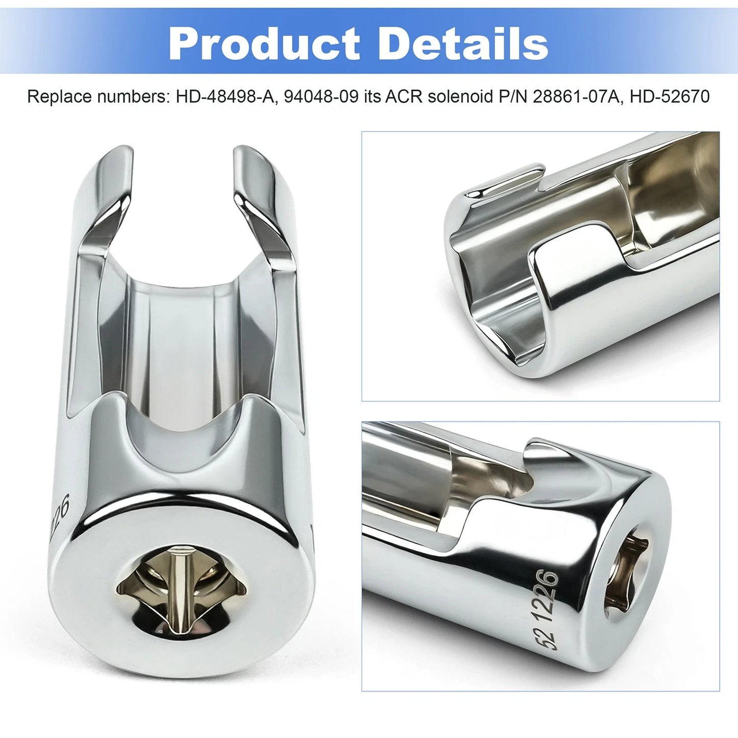 ACR Solenoid Socket Automatic Compression Release Installation Removal Tool