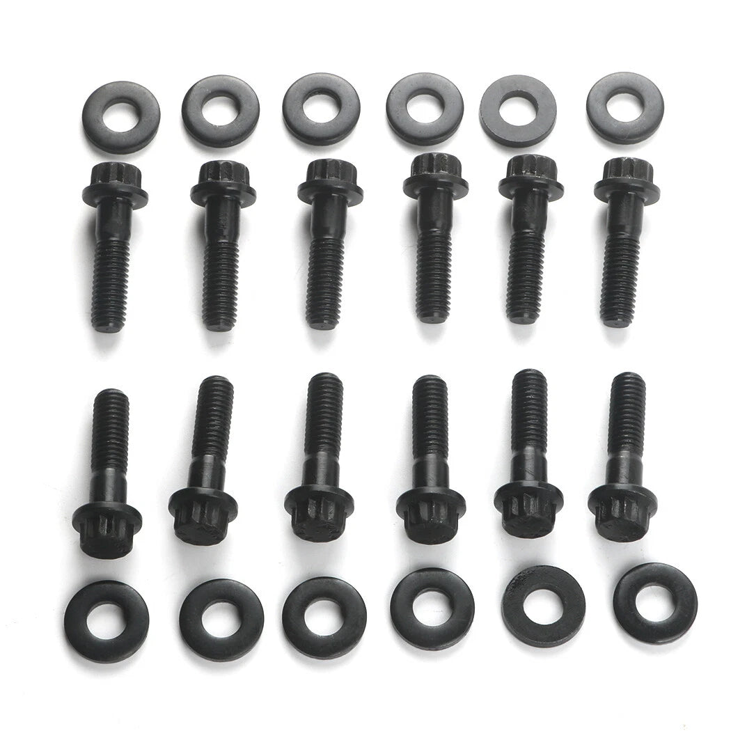 For Chevy SBC/GenIII LS 3/8" Flange 12PT Header Bolt Kit Replace 134-1202