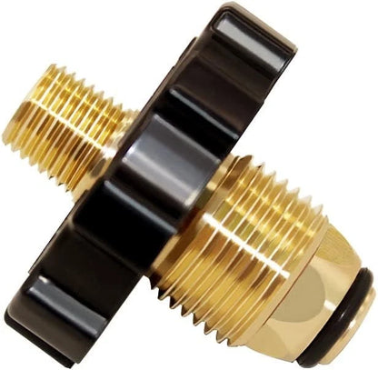 Hooshing Soft Nose POL Propane Gas Fitting with 1/4" NPT Male LP 1/4