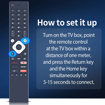 Voice Remote Control For Nokia Streaming Box 8010/ 5000A,5500A,5800A,6500A