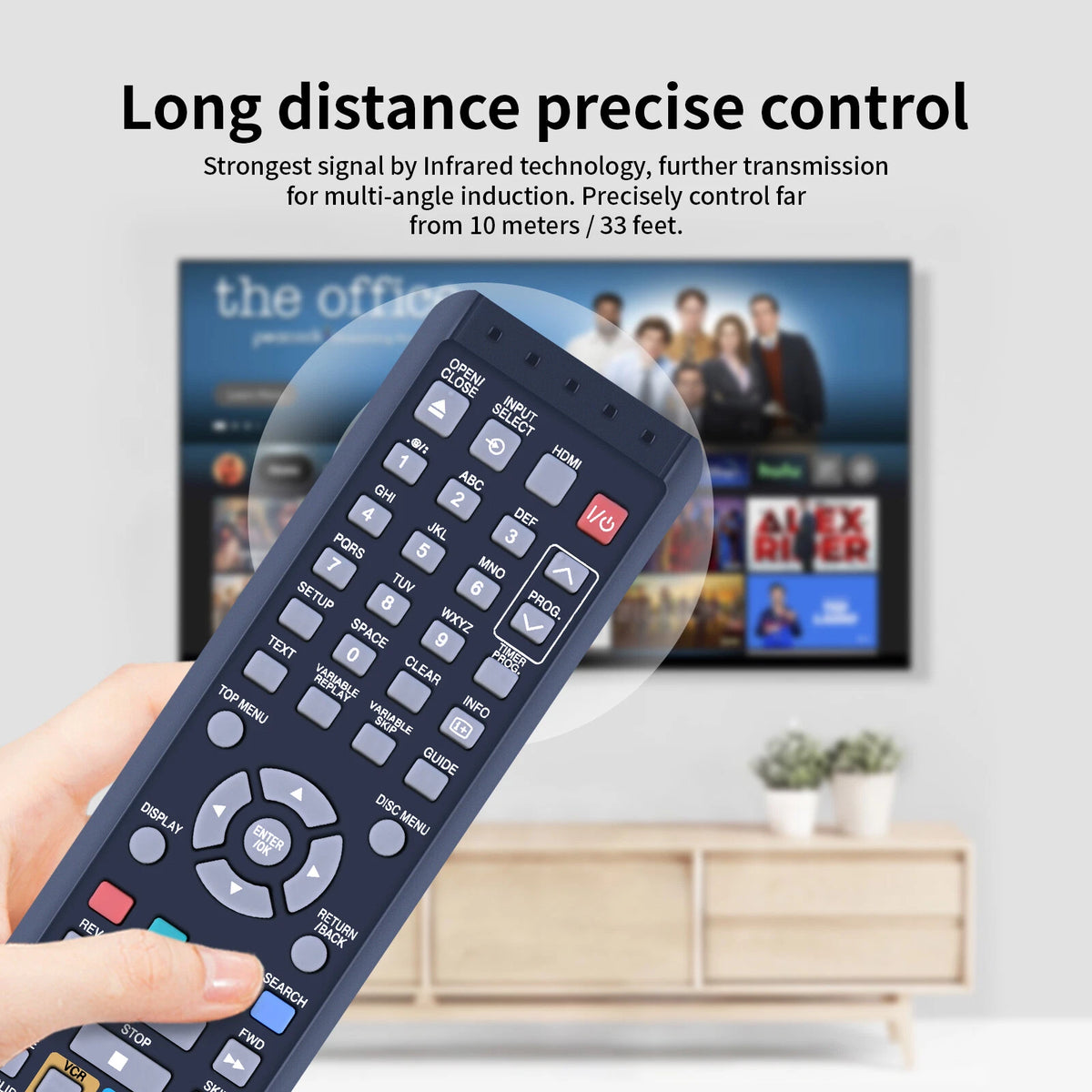 SE-R0344 For Toshiba HDD DVD Recorder Remote Control RDXV59DTKB RDXV60