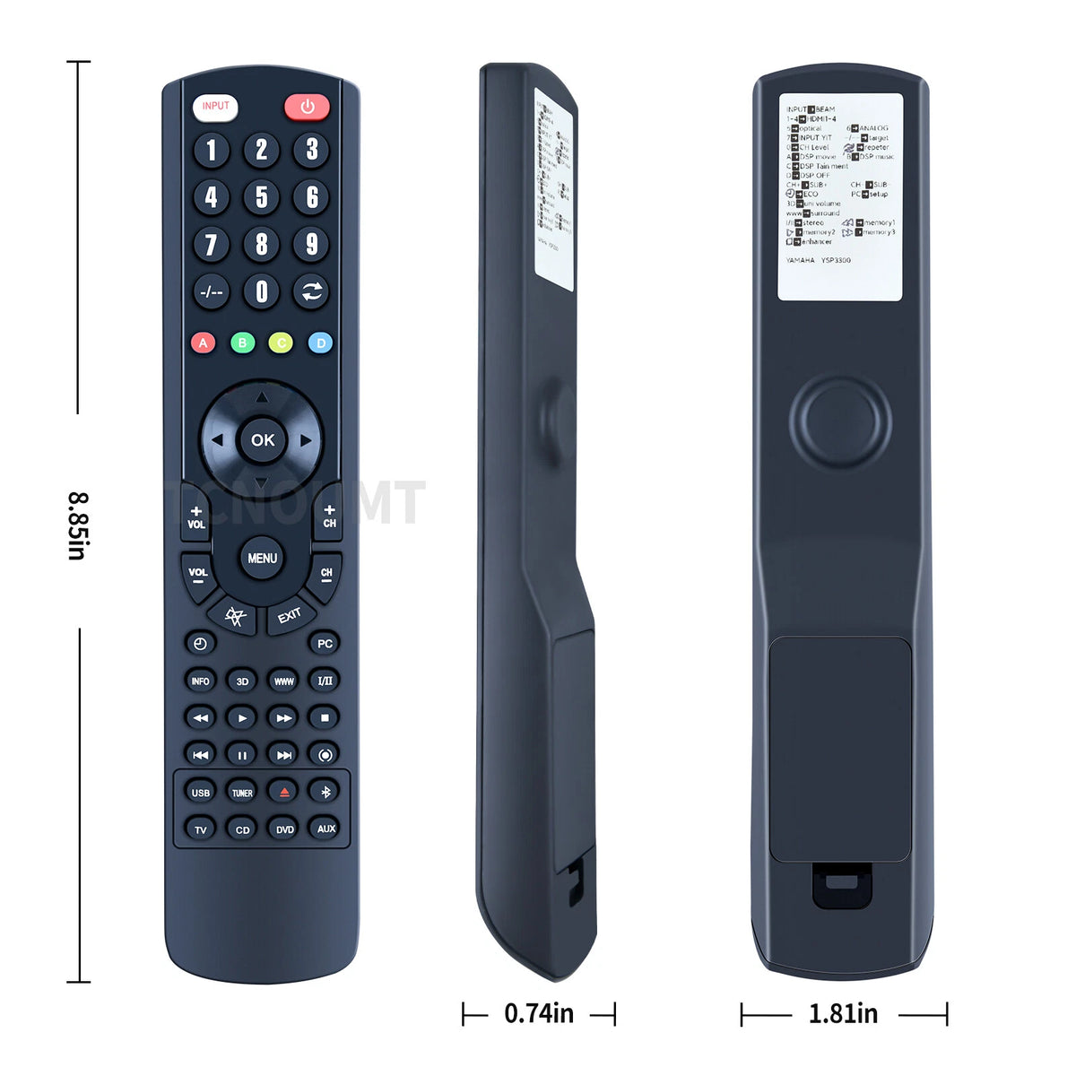 Replacement Remote Control For Yamaha FSR131 FSR133 YSP-3300 YSP-4300 Z011640