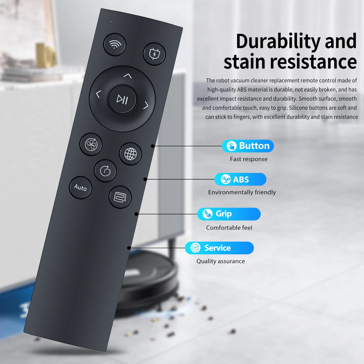 For AIRROBO P20 Robot Vacuum Cleaner Replacement Remote Control