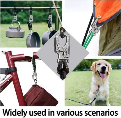Ahiller Carabiner Clip,1.9'' Alloy Car 1.9" L x 0.9" D, Deep Alloy-1P