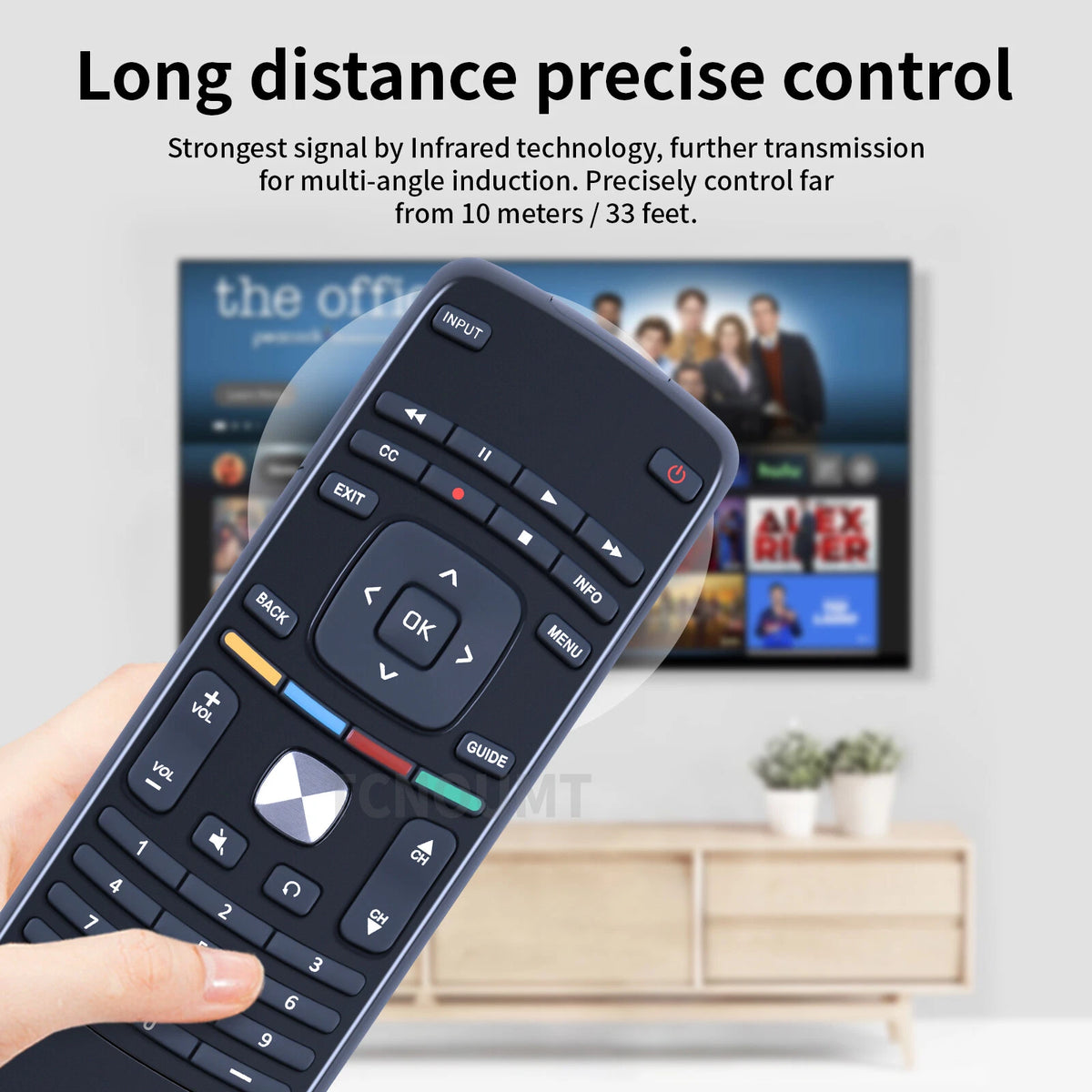 XRT100 Remote Control For Vizio TV E320VT E370VT E420VT E240AR E320AR E420AR