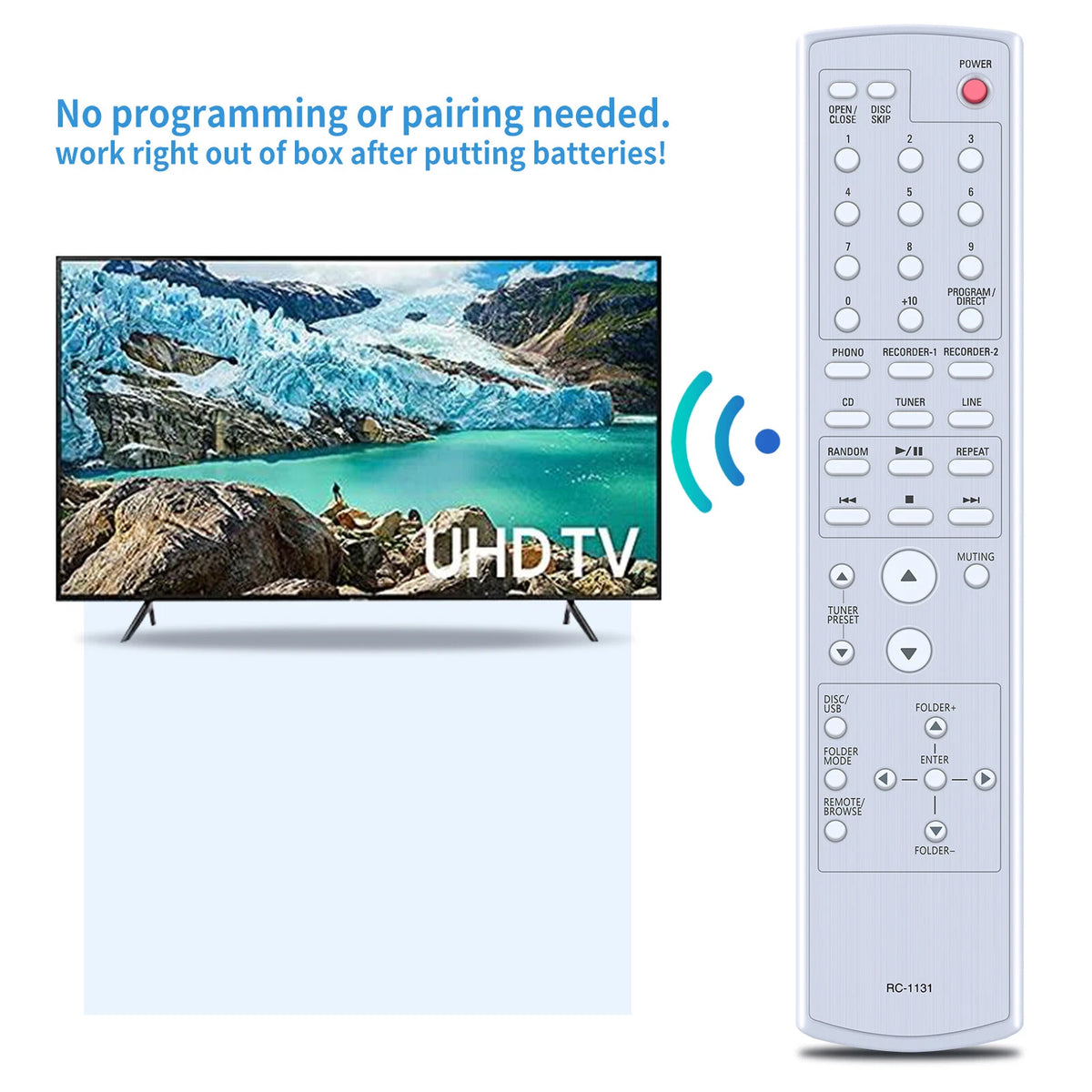 RC-1131 Remote Control For Denon AV Receiver PMA-510AE PMA-710AE PMA510AE