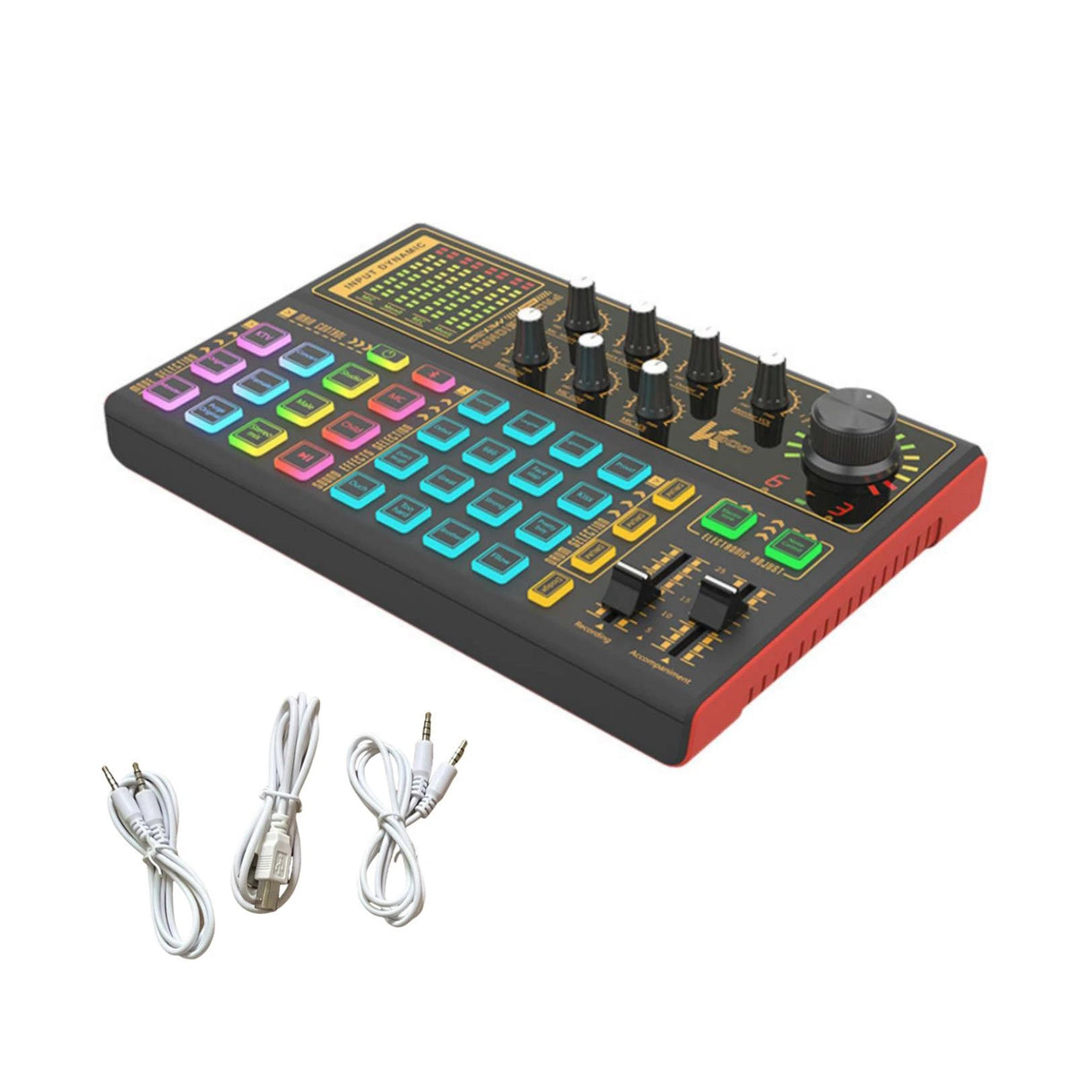 1set K300 Sound Card High Quality Recording Equipment For Live Broadcasts