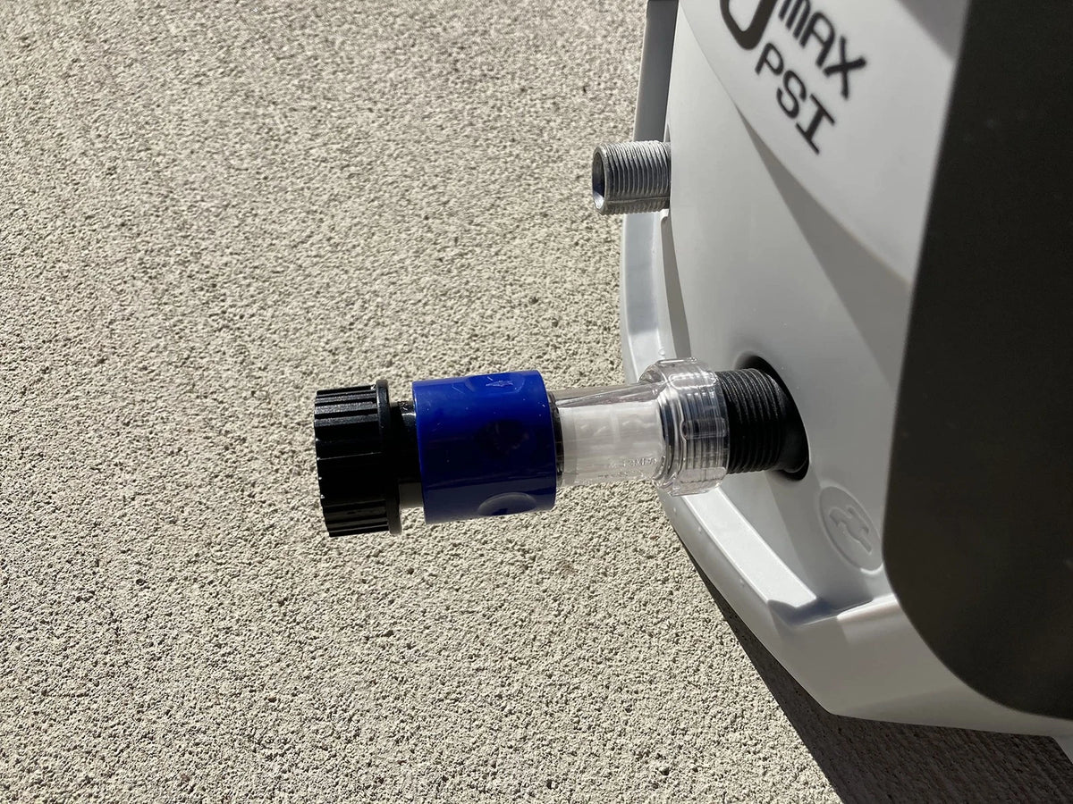 Valley Industries Quick Connect Pressure Washer Garden Hose Adapter - Blue