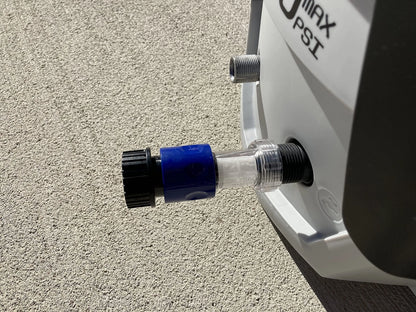 Valley Industries Quick Connect Pressure Washer Garden Hose Adapter - Blue