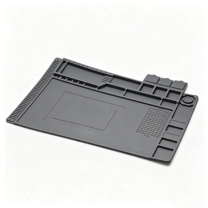 932°F Silicone Soldering Mat Flexible Magnetic Parts Tray for Watch Camera Fix