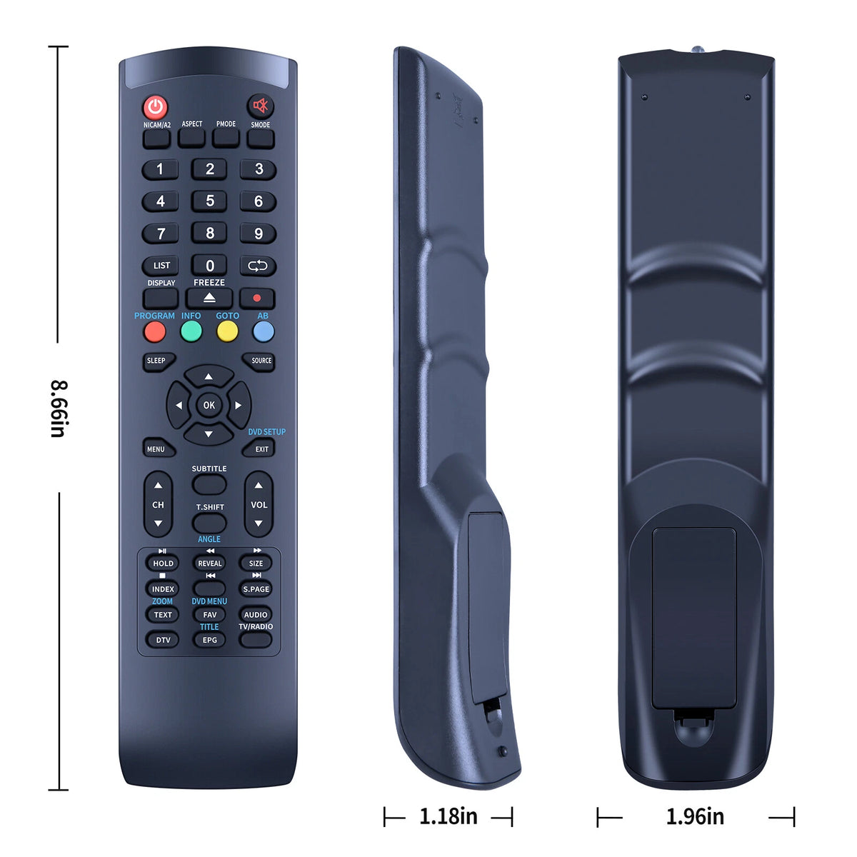 Replacement Remote Control For TuTu TUB32HN1NC TUB32HN1N TV
