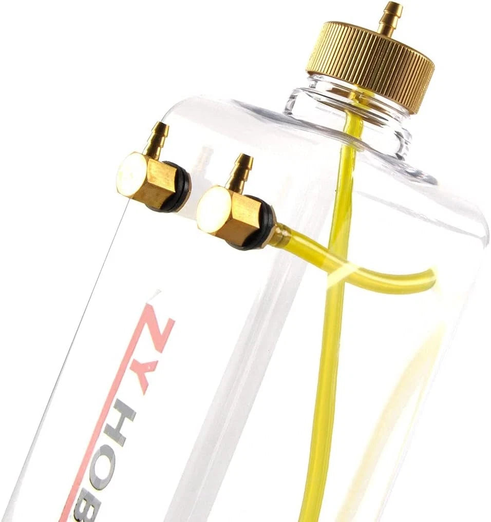 ZYHOBBY RC Fuel Tank 1000ML,RC Gas Bottle with Transparent Plastic for...