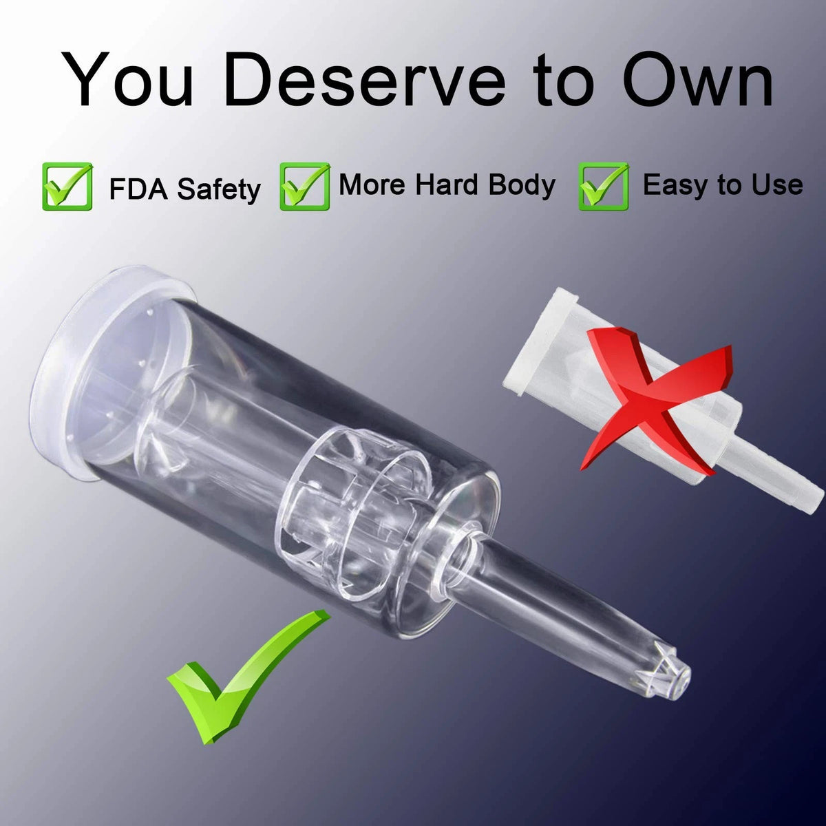 3-Piece Airlock Fermentation Beer Wine Brewing Air Locks 3Pack transparency