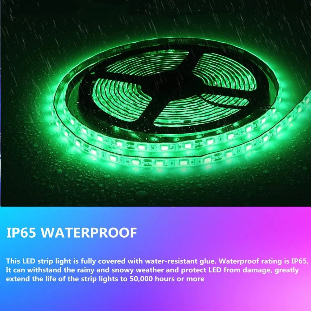 LED Boat Strip Lights, 32.8FT Marine Pontoon Led 32.8 feet, Green