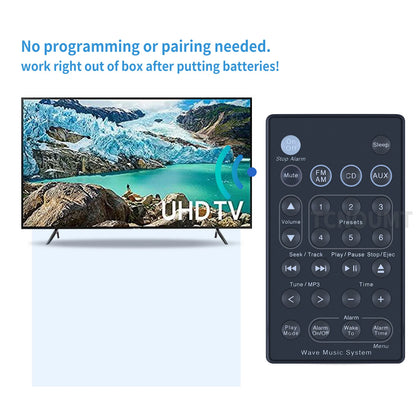 Replacement Remote Control For Bose Wave Music System AWRCC1 AWRCC2 Radio/CD