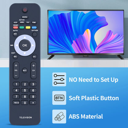 Universal Remote Control For Magnavox LED TV 42MF437B/37 42MF438B/F7 19MF338B/F7