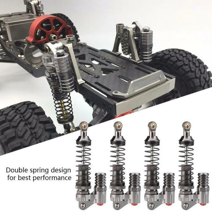 4Pcs 1/10 100mm Adjustable Shock Absorber For Axial SCX10 TRX-4 RC Crawler Car