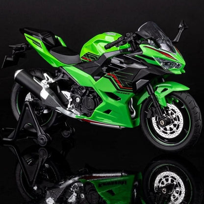 1/12 Scale Alloy+PC For Kawasaki Ninja 400 Motorcycle Model Finished Decoration