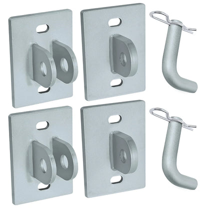 Floating Dock Hinges Hardware,Stationary Connector Hinge Silver