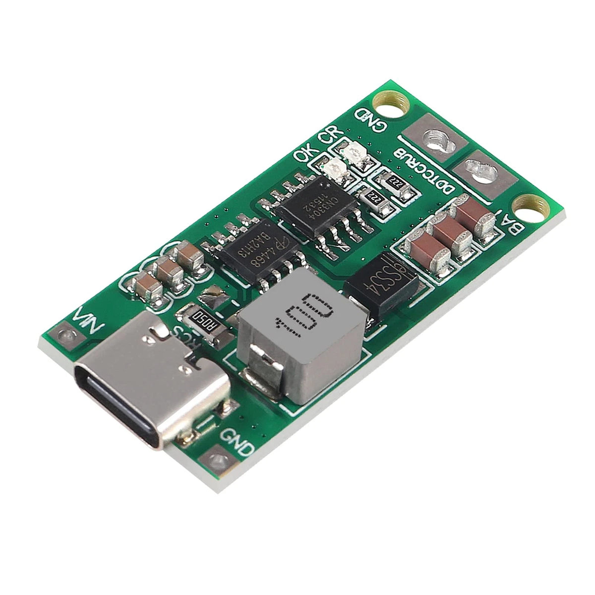 ATNSINC 2PCS Multi-Cell 2S 3S 4S Type-C USB Boost Converter to 8.4V 2A
