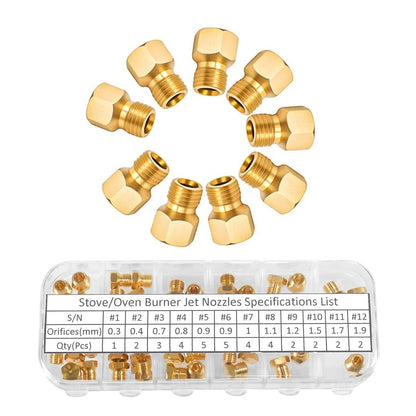 36PCS 6 mm Diameter Gas Range Stove Oven Orifice Conversion Kit For Butane Gas