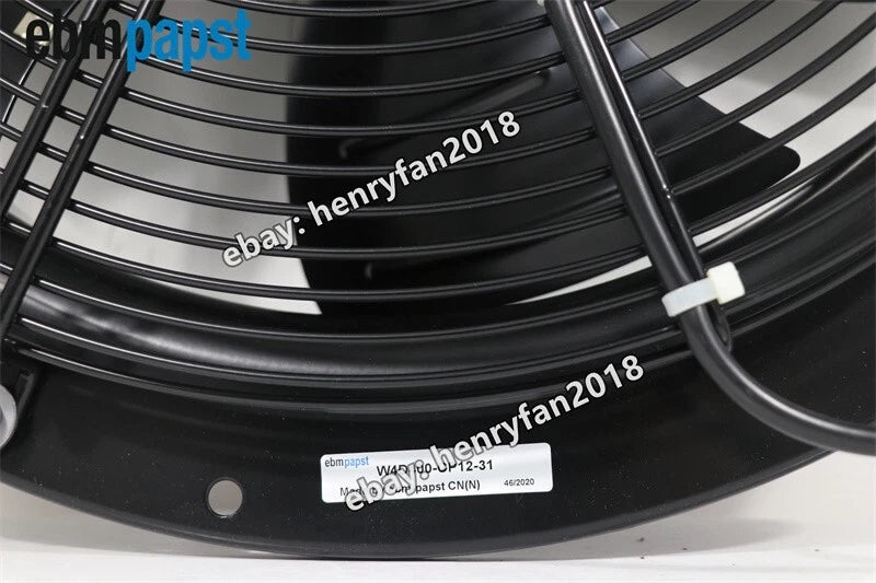 Ebmpapst Fan W4D400-CP12-31 Axial Fan AC 230V 135/185W 0.76/0.68A Cooling Fan